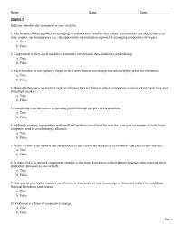 Management Chapter 9 Name Class Date Indicate Whether The