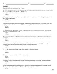 Management Chapter 11 Class Date These Businesses Are Too
