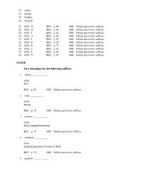 Dictionaries Chapter 3 Use Suffixes Build And Define Termscomplete The