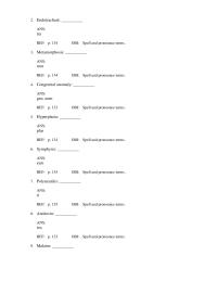 Dictionaries Chapter 4 Complete the following terms from the definitions
