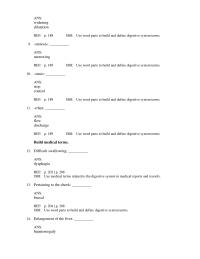 Dictionaries Chapter 6 Use Word Parts Build And Define Digestive