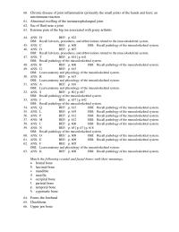 Dictionaries Chapter 15 recall pathology of the musculoskeletal system