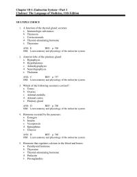 Dictionaries Chapter 18 hormone secreted by the adrenal cortex