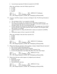 Management Chapter 9 Loan And Interest Payments For March Are
