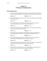 Management Chapter 12 The probability that programming errors will occur
