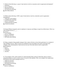 Management Chapter 13 Which The Following Type Intervention Activity