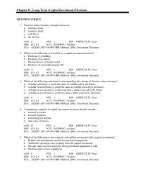 Management Chapter 8&nbsp;The time value of money concept focuses