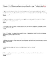 Management Chapter 21 The Total Set Managerial Activities