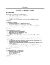 Economics Chapter 5 The Key Characteristic Social Institutions Under Capitalism