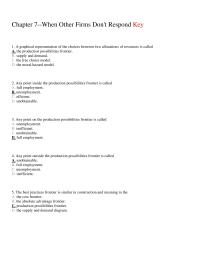 Economics Chapter 7 Graphical Representation The Choices Between Two Allocations