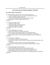 Economics Chapter 16 The purpose of the World Bank is
