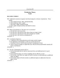 Economics Chapter 29 The Progressive Critique Neoclassical Production Theory Argues