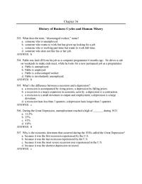 Economics Chapter 36 Usb Because Was The Last Recession Experienced
