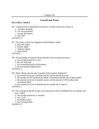 Economics Chapter 46 The Possibility That There Would Sufficient Money