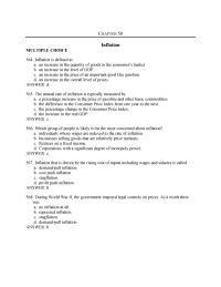 Economics Chapter 50 The Phenomenon Inflation During Recession sab Does Not