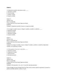 Economics Chapter 2 The error u has the same variance given any value