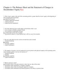 Accounting Chapter 4 All The Following Items Would Appear The