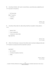 Management Chapter 6 which of the following is a measure of the ability