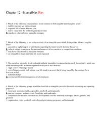 Accounting Chapter 12 Which The Following Characteristics Not Common Both