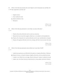 Management Chapter 9&nbsp;which of the following is one of the motivators described