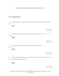 Management Chapter 14 Given The Explanatory Power The