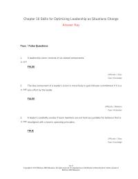 Management Chapter 16 Where The Team Going And How Will