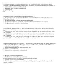 Accounting Chapter 16 one-fourth of these shares were converted into
