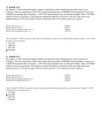 Accounting Chapter 21 the lease agreement calls for five equal annual