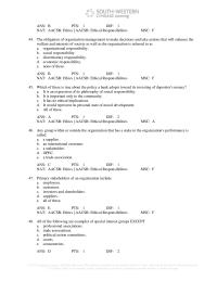 Management Chapter 4 Primary stakeholders of an organization include