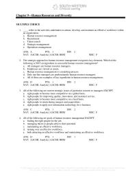 Management Chapter 9 The Immigration Reform and Control Act