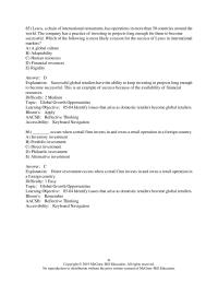 Management Chapter 5 Which of the following is most likely a reason&nbsp;