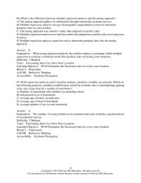 Management Chapter 8 What is the difference between multiple regression
