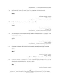 Entrepreneurship Chapter 13 Standing orders simplify the purchasing procedure