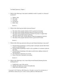 Finance Chapter 1 Which The Following Characterizes Personal Financial Planning