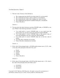Finance Chapter 2 The Time Until Investments Double Value Equal