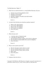 Finance Chapter 12 Which The Following Homeowners Policies Covers The
