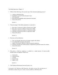Finance Chapter 13 What Withdrawal Riska The Risk That Individual