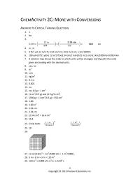 Chemical Engineering Chapter 2 Homework A solution map shows the order in which units will be changed