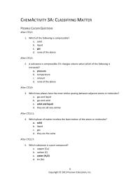 Chemical Engineering Chapter 3 Homework Which Phase Matter Involves