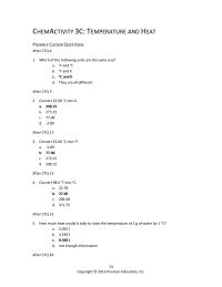 Chemical Engineering Chapter 3 Homework How Much Heat Would