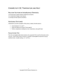 Chemical Engineering Chapter 3 Homework Perform Computations Relating Heat Mass Temperature And