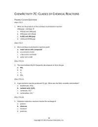 Chemical Engineering Chapter 7 Homework Oxidation reduction Reactions Involve The