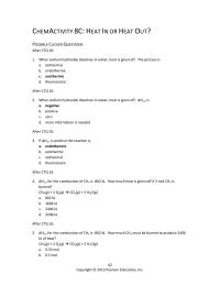 Chemical Engineering Chapter 8 Homework How Much Heat Given Off Mol Ch4