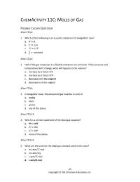 Chemical Engineering Chapter 11 Homework Half of the gas molecules in a flexible container&nbsp;