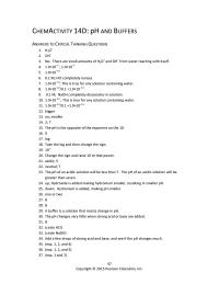Chemical Engineering Chapter 14 Homework Hydroxide Added Making Hydronium Smaller Resulting Smaller
