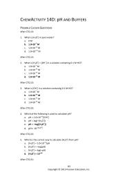 Chemical Engineering Chapter 14 Homework A few drops of 2 M NaOH was added to a solution