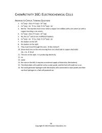 Chemical Engineering Chapter 16 Homework The One The Right Producing Electricity 12