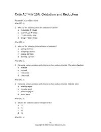 Chemical Engineering Chapter 16 Homework Elemental sodium combines with chlorine to form
