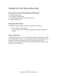 Chemical Engineering Chapter 17 Homework The Relative Ionizing Strength And Penetrating Power