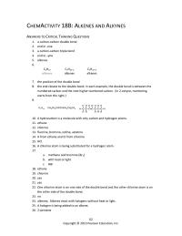 Chemical Engineering Chapter 18 Homework Alkenes React With Halogens Without Heat Light